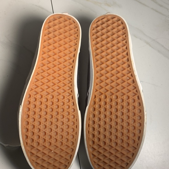 Vans Off The Wall Dark Grey Denim Casual Sneakers 500714 Shoes Men's Size 9.5 - Picture 8 of 8